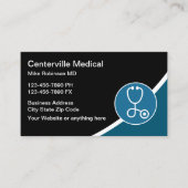 Cartes de visite de rendez-vous médicaux les plus (Devant)