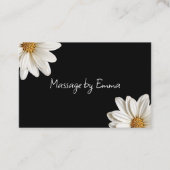 Cartes de visite de rendez-vous pour le massage de (Devant)