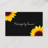 Cartes de visite de rendez-vous pour le massage de (Devant)