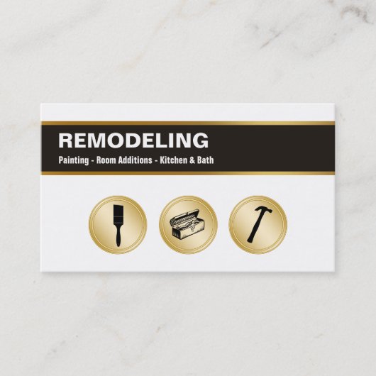 Cartes de visite de rénovation (Devant)
