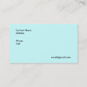 Cartes de visite de rénovation (Dos)