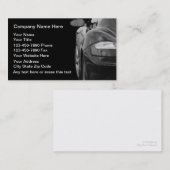 Cartes de visite de réparation automatique (Devant / Derrière)