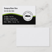 Cartes de visite de réparation automatique (Devant / Derrière)