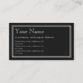 Cartes de visite de réparation d'appareils "de (Dos)