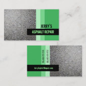 Cartes de visite de réparation d'asphalte (Devant / Derrière)
