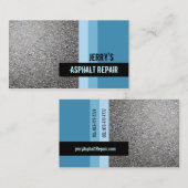 Cartes de visite de réparation d'asphalte (Devant / Derrière)
