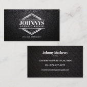 Cartes de visite de réparation d'asphalte personna (Devant / Derrière)