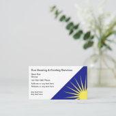 Cartes de visite de réparation de climatisation (Debout devant)