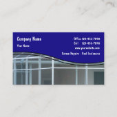 Cartes de visite de réparation de l'écran de cage  (Devant)