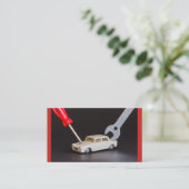 cartes de visite de réparation de machines (Debout devant)