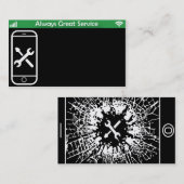 Cartes de visite de réparation de téléphone (Devant / Derrière)