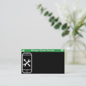 Cartes de visite de réparation de téléphone (Debout devant)