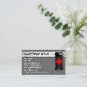 Cartes de visite de réparation de téléphone mobile (Debout devant)