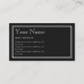 Cartes de visite de réparation de vélo "de film (Dos)