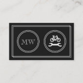 Cartes de visite de réparation de vélo "de film (Devant)