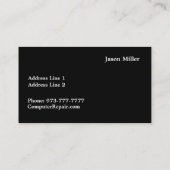 Cartes de visite de réparation d'ordinateur (Dos)