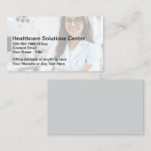 Cartes de visite de représentant d'assurance malad (Devant / Derrière)