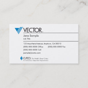 Cartes de visite de représentant et de directeur