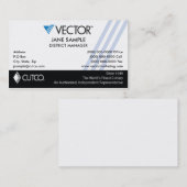 Cartes de visite de représentant et de directeur (Devant / Derrière)
