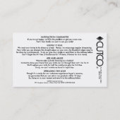 Cartes de visite de représentant et de directeur (Dos)