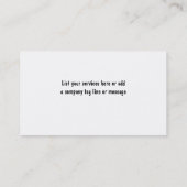 Cartes de visite de requin (Dos)