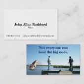 Cartes de visite de requin de ventes (Devant / Derrière)