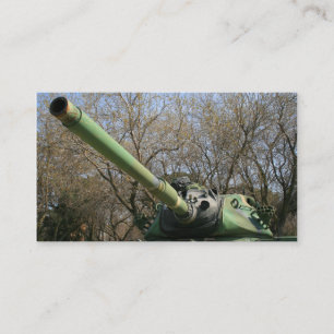 Cartes de visite de réservoir d'armée