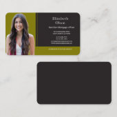 Cartes de visite de responsable de prêt profession (Devant / Derrière)