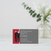 Cartes de visite de ressources humaines (Debout devant)