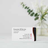 Cartes de visite de ressources humaines (Debout devant)