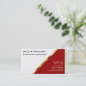 Cartes de visite de ressources humaines (Debout devant)