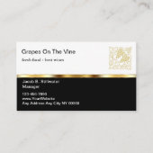 Cartes de visite de restaurants haut de gamme (Devant)