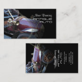 cartes de visite de restauration automatique (Devant / Derrière)