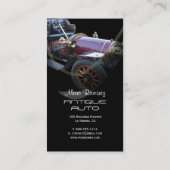 cartes de visite de restauration automatique (Dos)