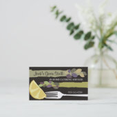 Cartes de visite de restauration de chef de (Debout devant)