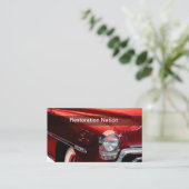 Cartes de visite de restauration rétro automobile (Debout devant)