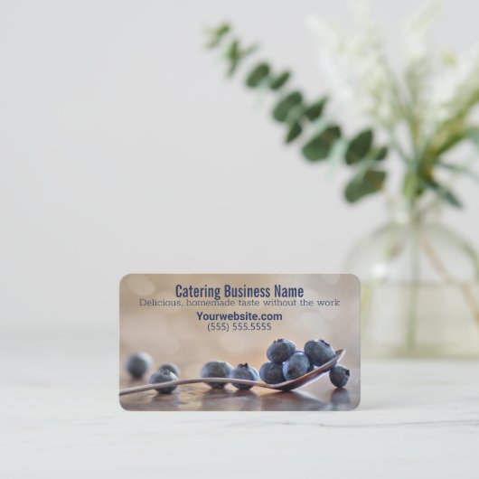 Cartes de visite de restauration sur mesure (Debout devant)