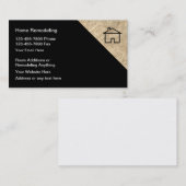 Cartes de visite de retouche à la maison (Devant / Derrière)