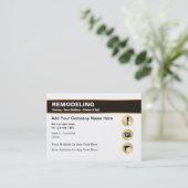 Cartes de visite de retouche chics (Debout devant)