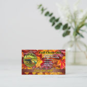 Cartes de visite de retrait de feuille (Debout devant)