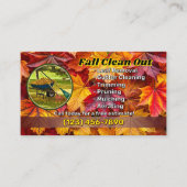 Cartes de visite de retrait de feuille (Devant)