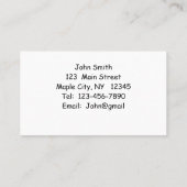 Cartes de visite de retraite de pêche de l'homme â (Dos)