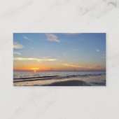 Cartes de visite de retraite de Sunset (Devant)