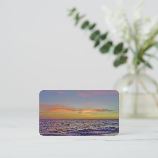 Cartes de visite de retraite de Sunset (Debout devant)
