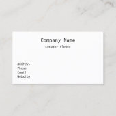 Cartes de visite de retraite du coucher du soleil  (Dos)