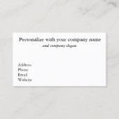 Cartes de visite de retraite du coucher du soleil  (Dos)