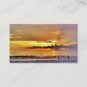 Cartes de visite de retraite Sunset #13A (Devant)