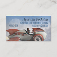 Cartes de visite de rétrofusée d'orque