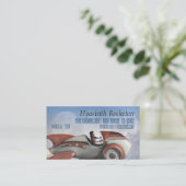 Cartes de visite de rétrofusée d'orque (Debout devant)