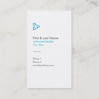Cartes de visite de revendeur